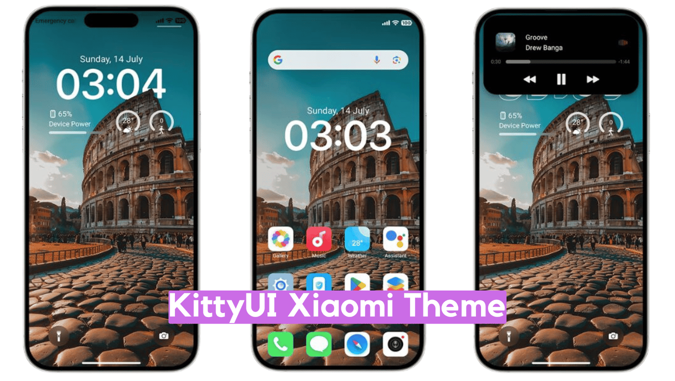 KittyUI v4 HyperOS Theme for Xiaomi